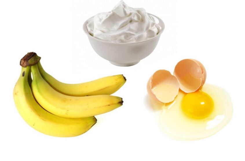 계란과 바나나 마스크는 모든 피부 타입에 적합합니다. 